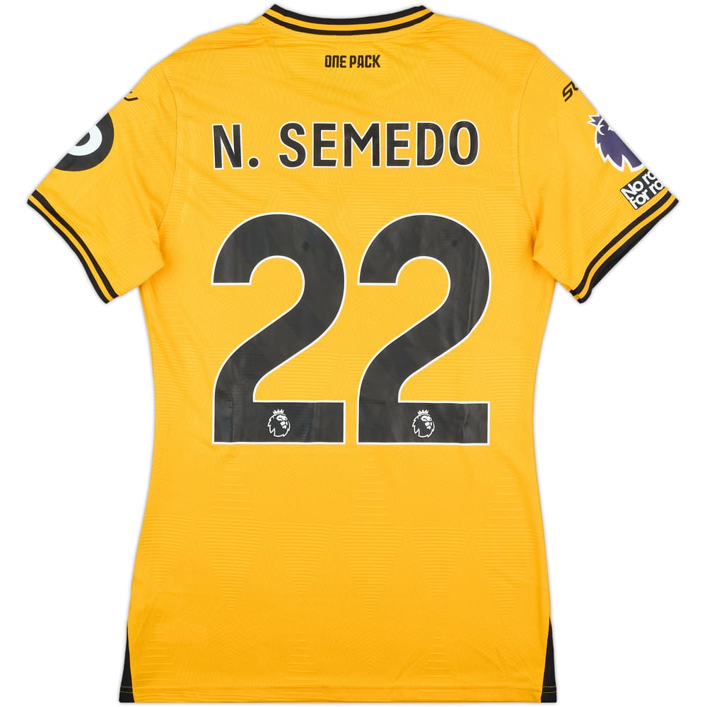 2024-25 Wolves Match Issue Home Shirt N. Semedo #22
