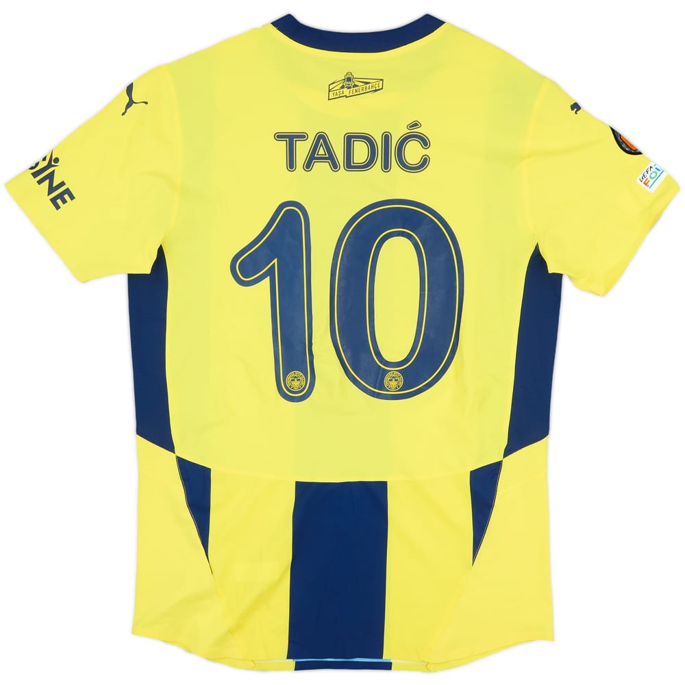 2024-25 Fenerbahce Match Issue Europa League Home Shirt Tadic #10
