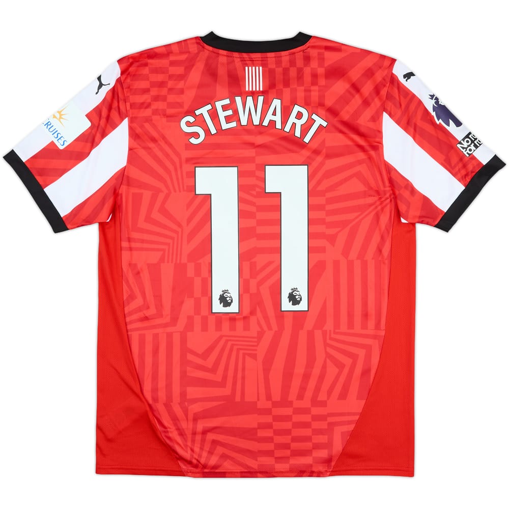 2024-25 Southampton Match Issue Home Shirt Stewart #11