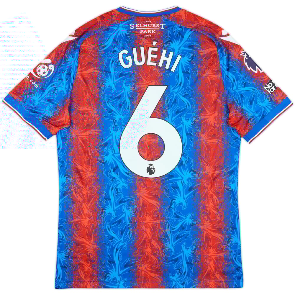 2024-25 Crystal Palace Match Issue Home Shirt Guehi #6