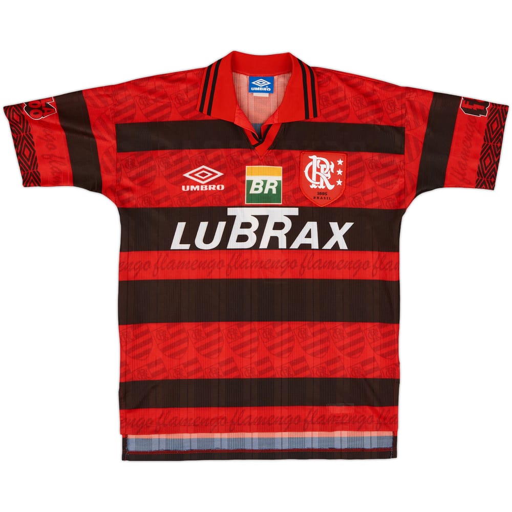 1995-96 Flamengo Centenary Home Shirt #7 - 9/10 - (L)