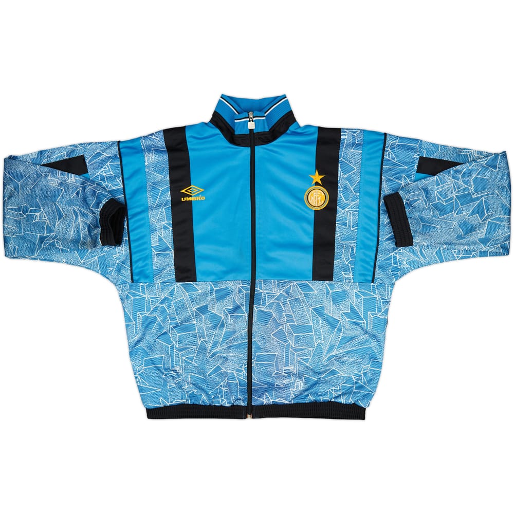 1995-96 Inter Milan Umbro Track Jacket - 8/10 - (L)