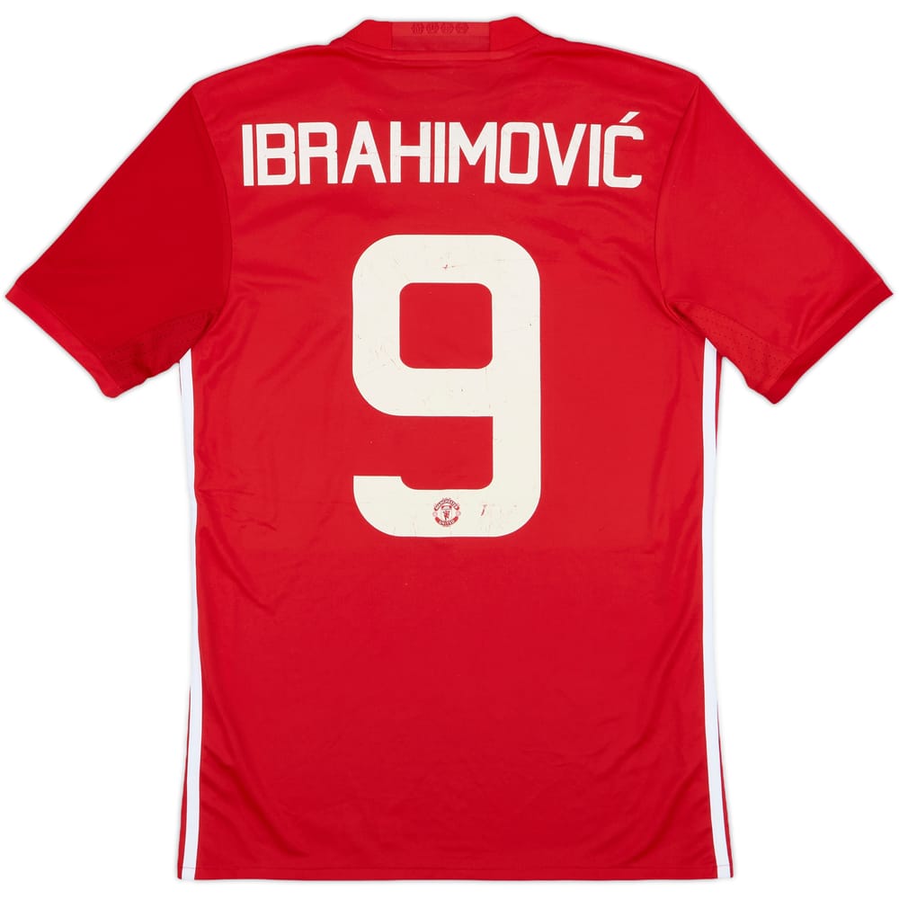 2016-17 Manchester United Home Shirt Ibrahimovic #9 - 6/10 - (XS)