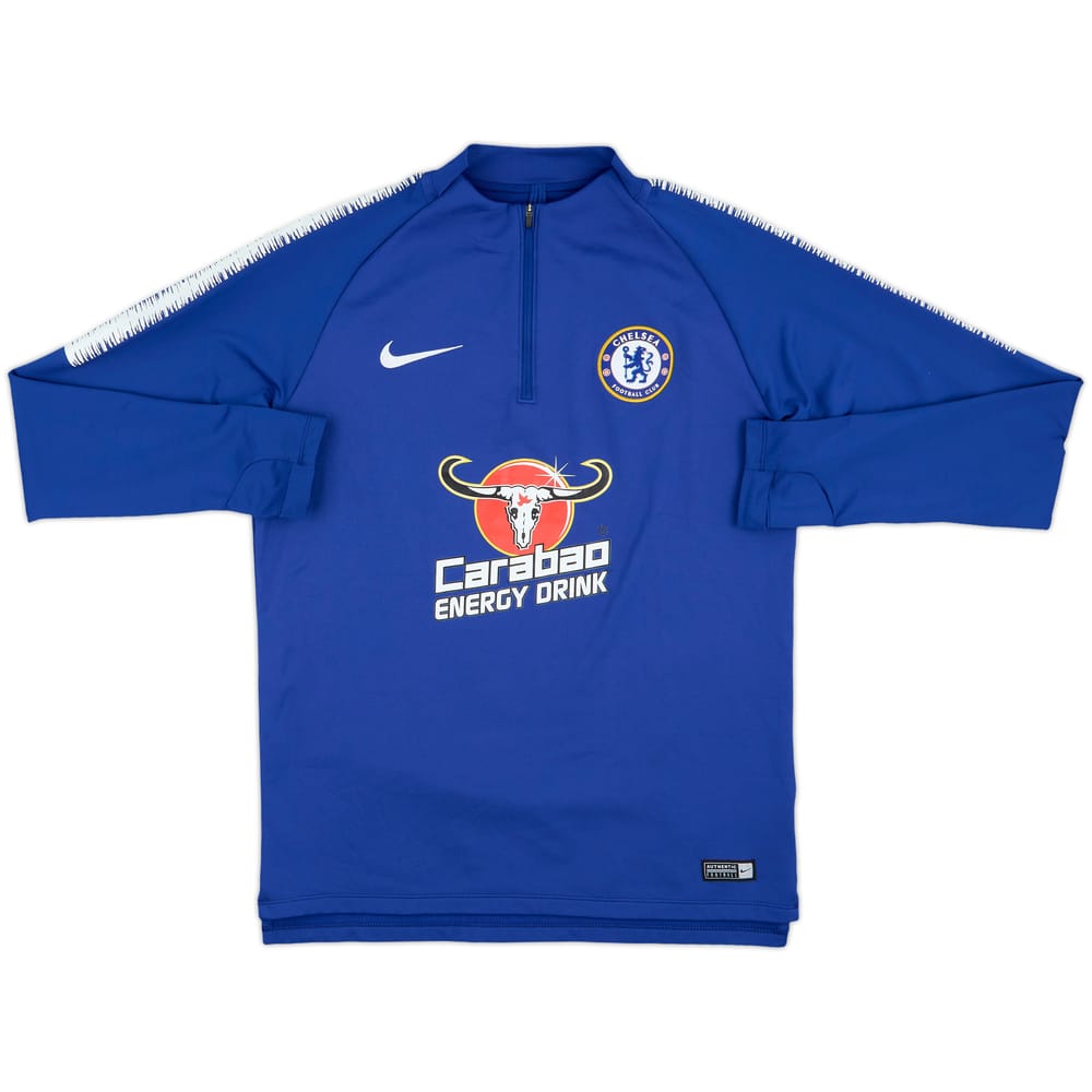 2018-19 Chelsea Nike 1/4 Zip Drill Top - 8/10 - (M)