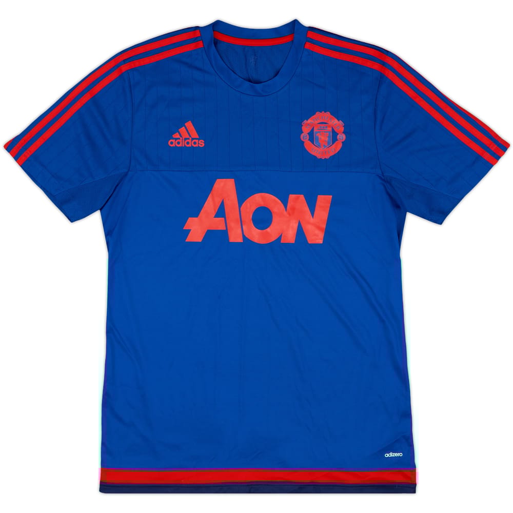 2015-16 Manchester United adizero Training Shirt - 8/10 - (M)