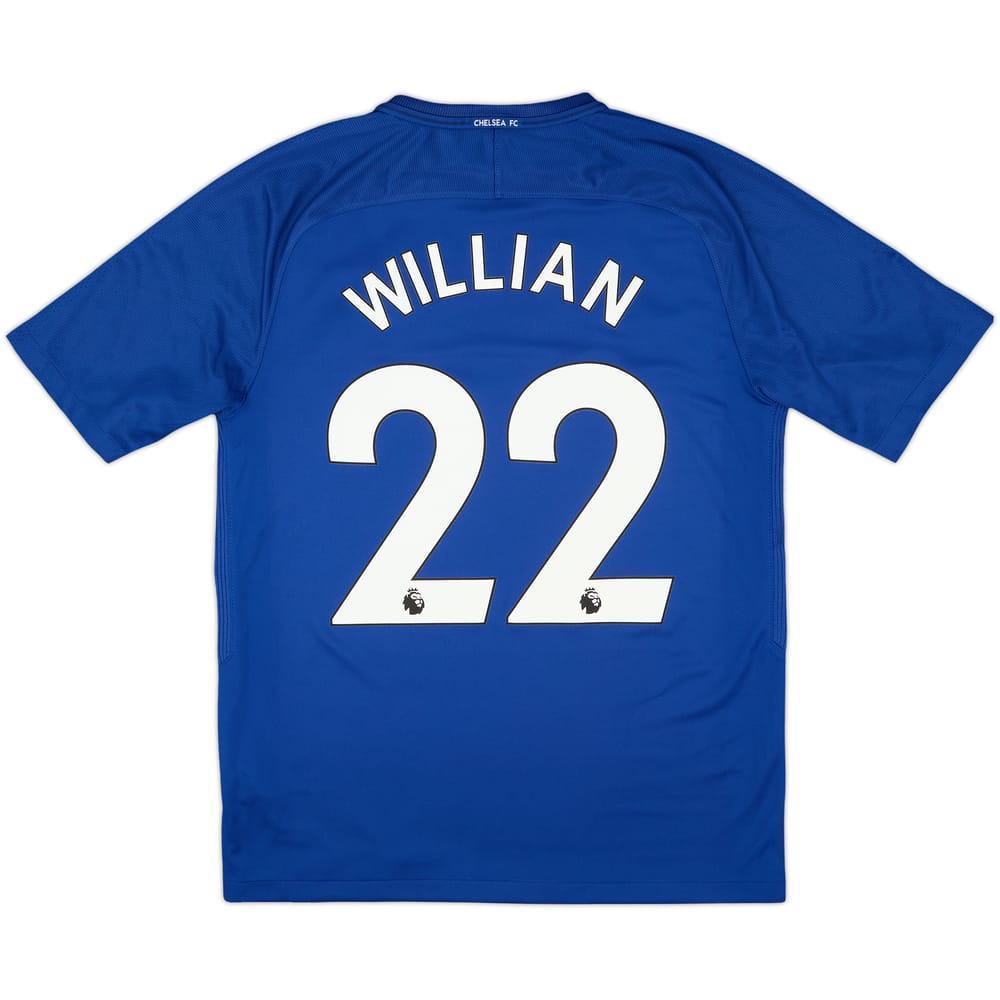 2017-18 Chelsea Home Shirt Willian #22 - 9/10 - (M)
