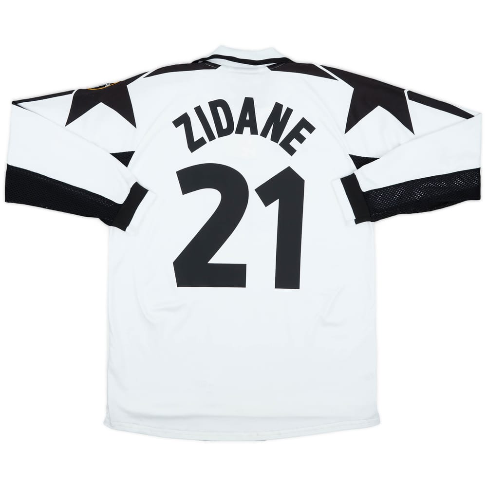 1998-99 Juventus Away L/S Shirt Zidane #21 - 6/10 - (M)
