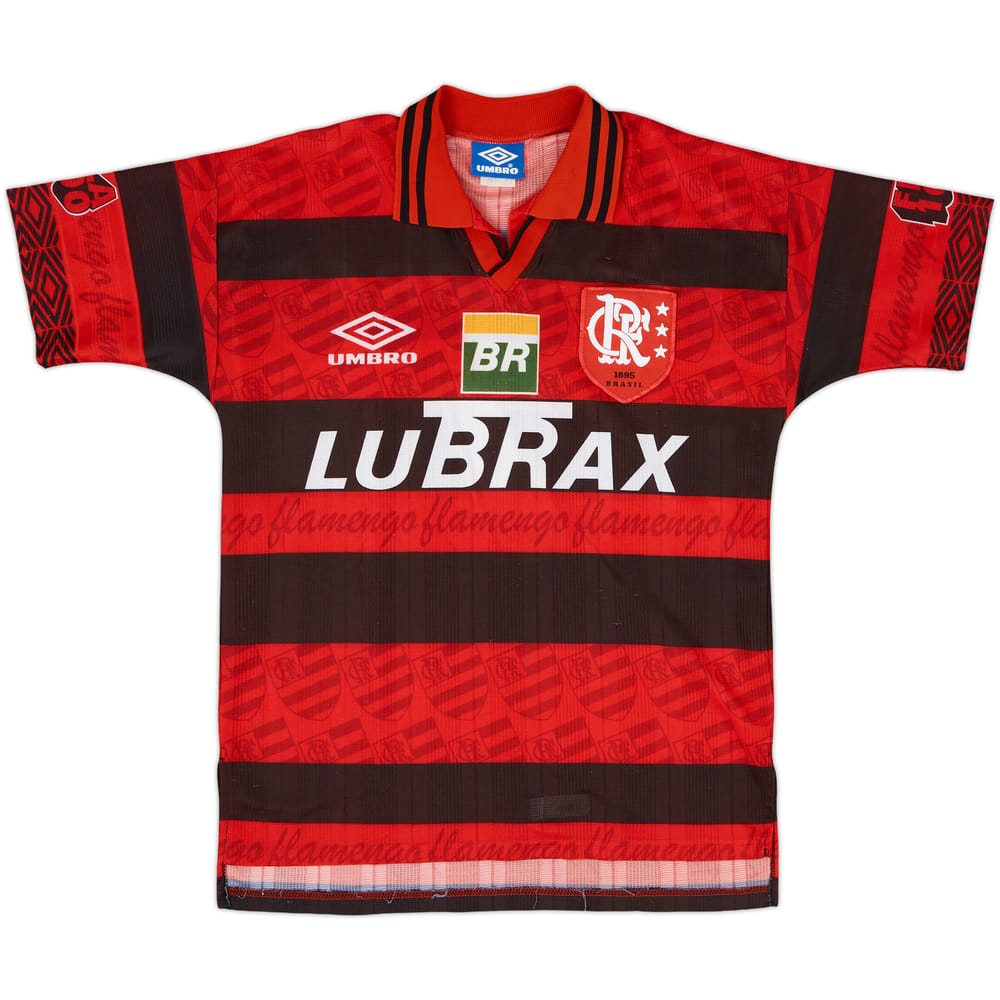 1995-96 Flamengo Centenary Home Shirt #7 - 8/10 - (M)
