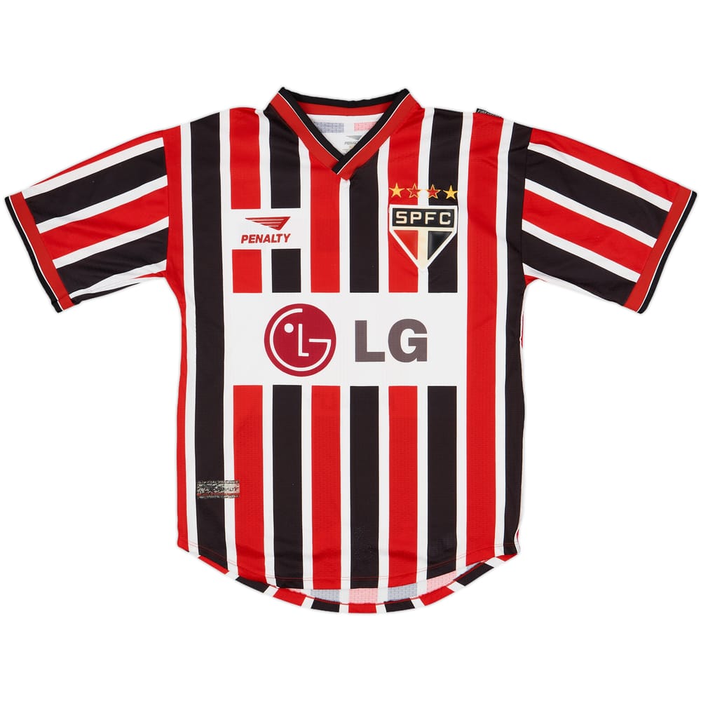 2001-02 Sao Paulo Away Shirt #10 - 7/10 - (M)