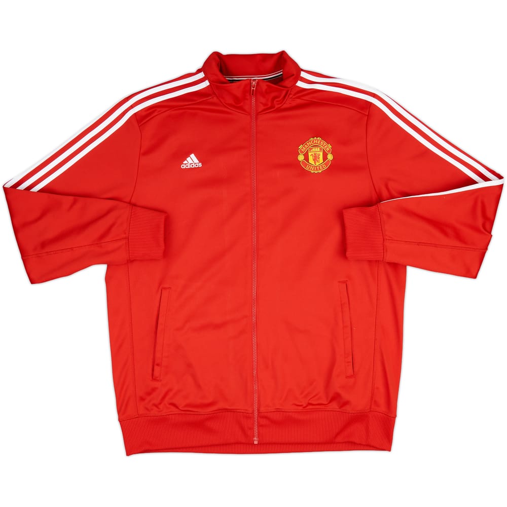 2015-16 Manchester United adidas Track Jacket - 9/10 - (XL)
