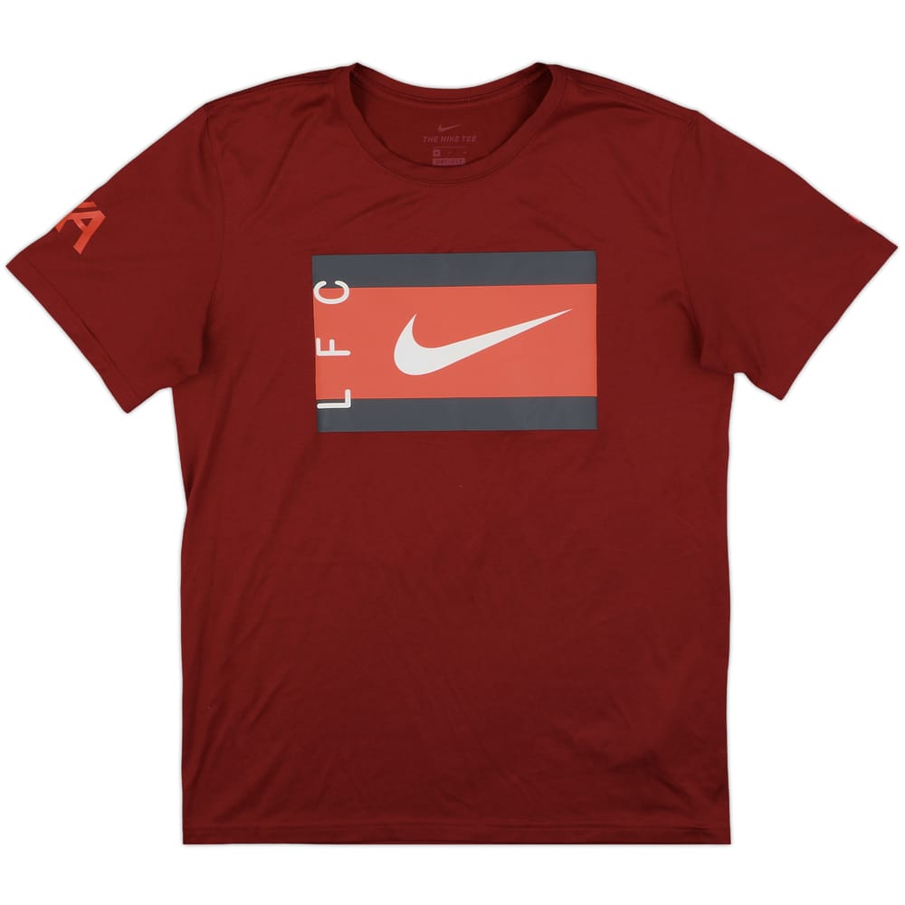 2021-22 Liverpool Nike Graphic Tee - 8/10 - (M)