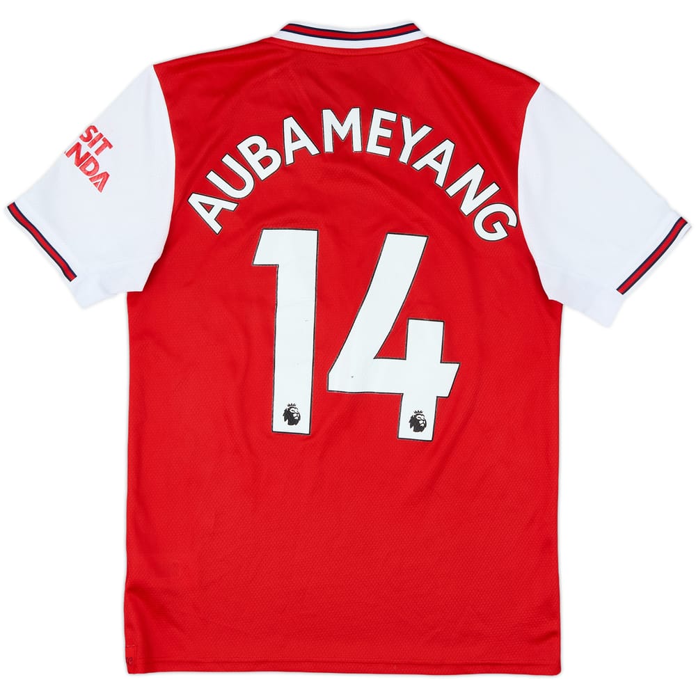 2019-20 Arsenal Home Shirt Aubameyang #14 - 6/10 - (S)