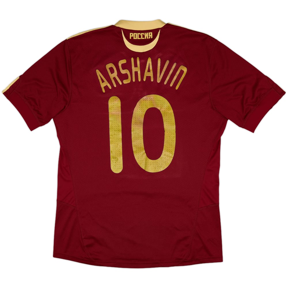 2009-10 Russia Home Shirt Arshavin #10 - 6/10 - (L)