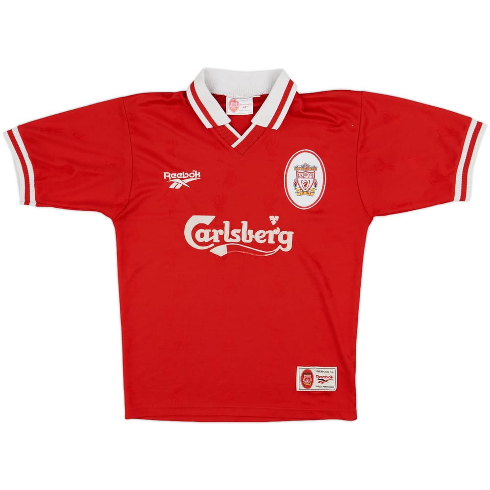 1996-98 Liverpool Home Shirt - 4/10 - (S)