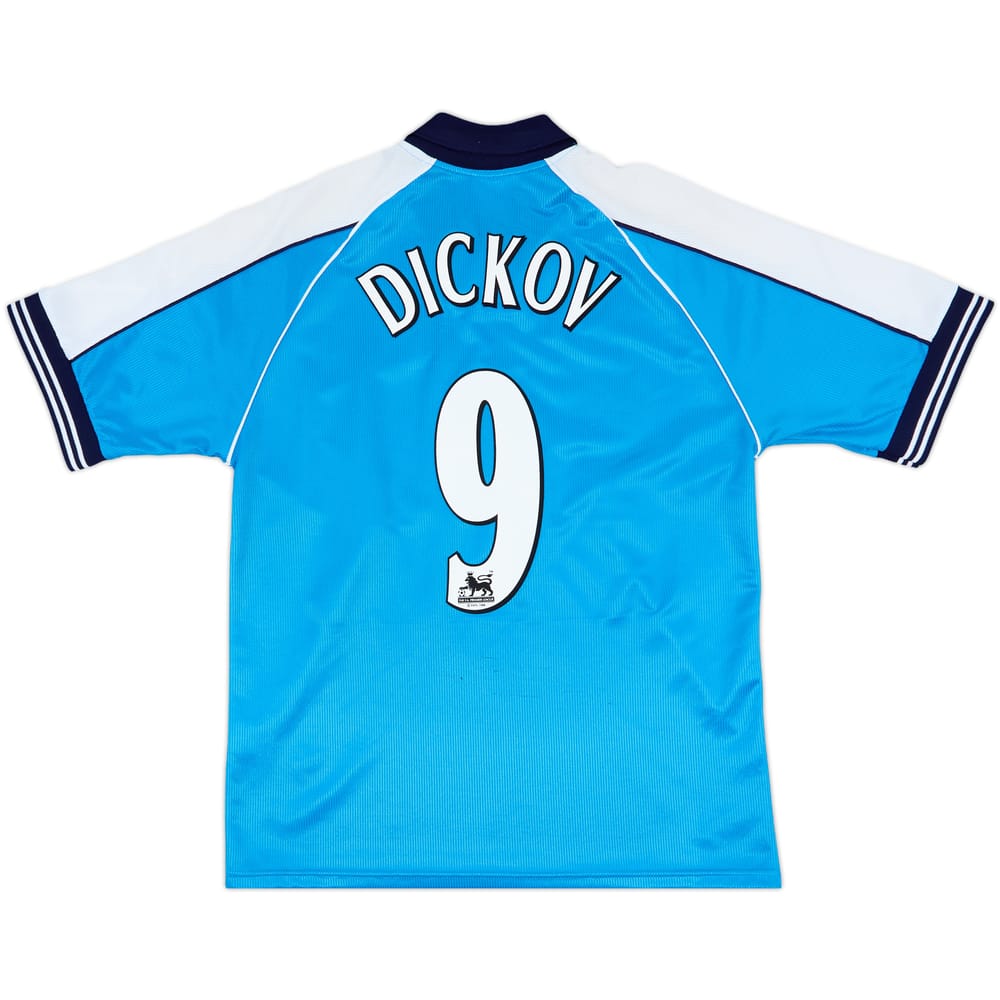 1999-01 Manchester City Home Shirt Dickov #9 - 9/10 - (M)
