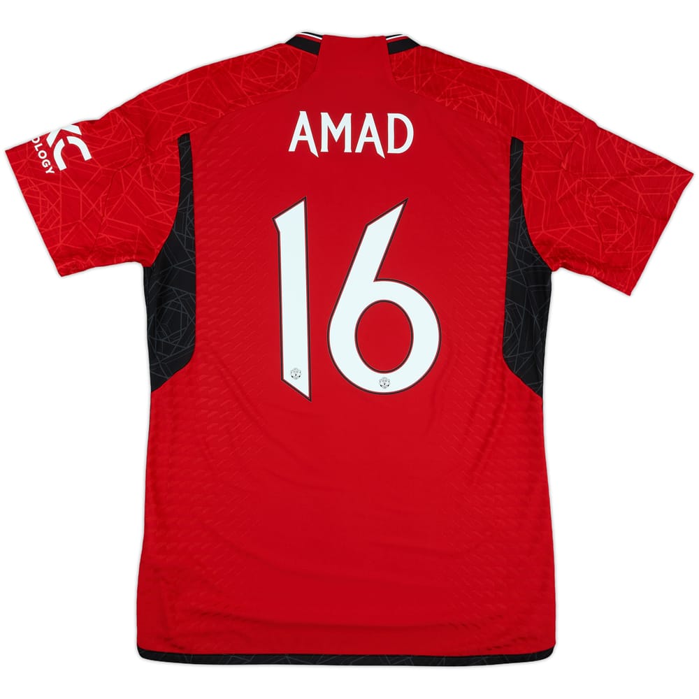 2023-24 Manchester United Authentic Home Shirt Amad #16 - 10/10 - (L)