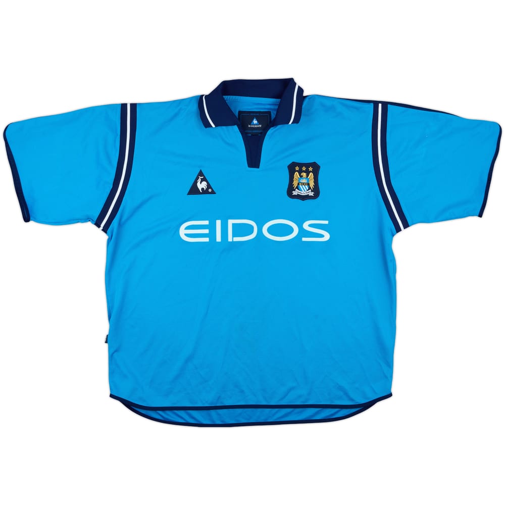 2001-02 Manchester City Home Shirt - 9/10 - (XL)