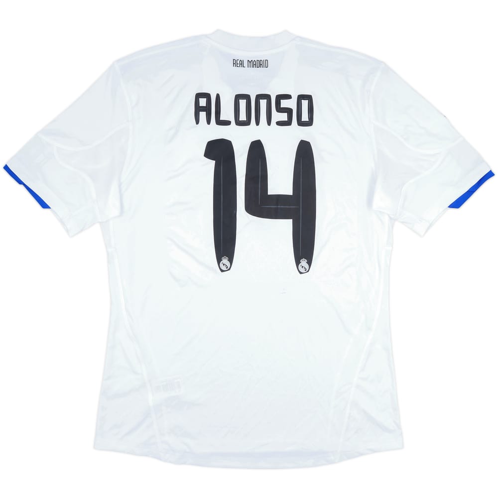2010-11 Real Madrid Home Shirt Alonso #14 - 7/10 - (L)