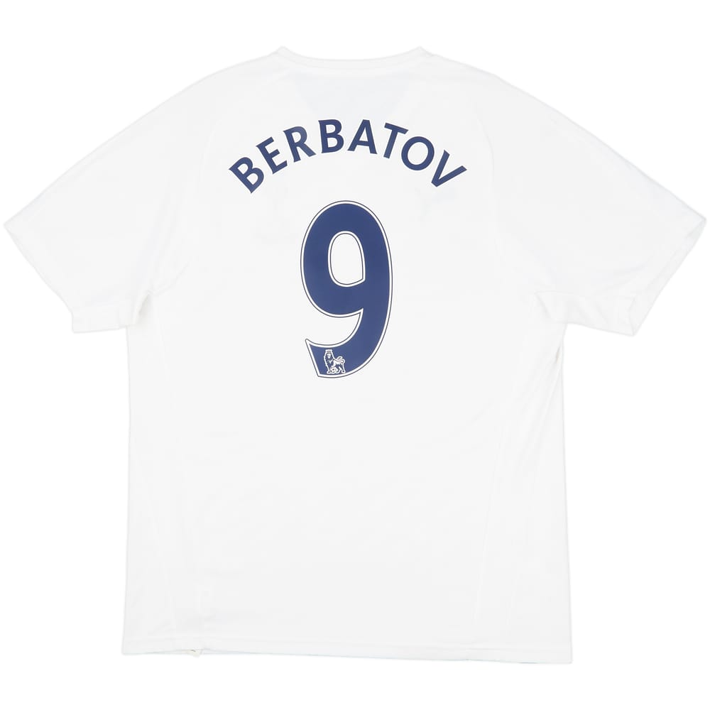 2007-08 Tottenham Home Shirt Berbatov #9 - 9/10 - (L)