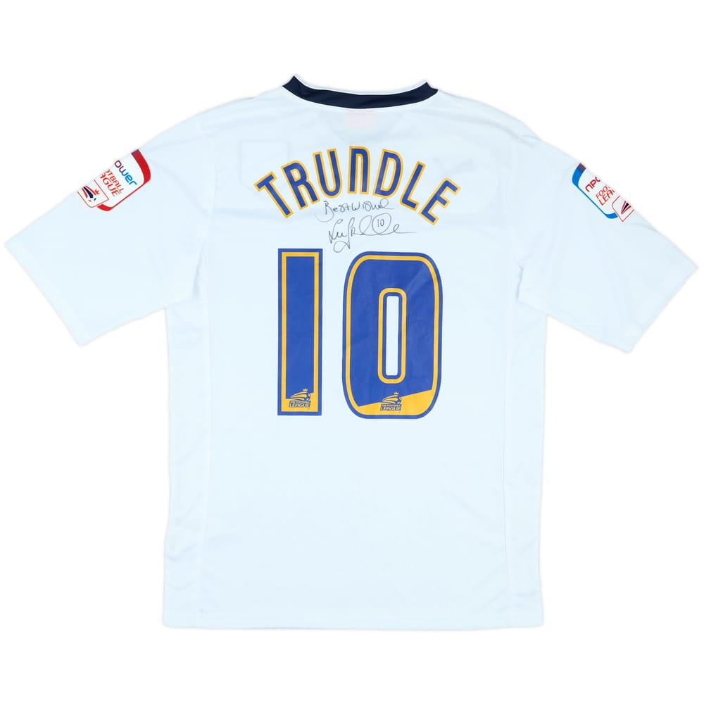 2012-13 Preston North End Squad Signed Home Shirt Trundle #10 - 8/10 - (L)