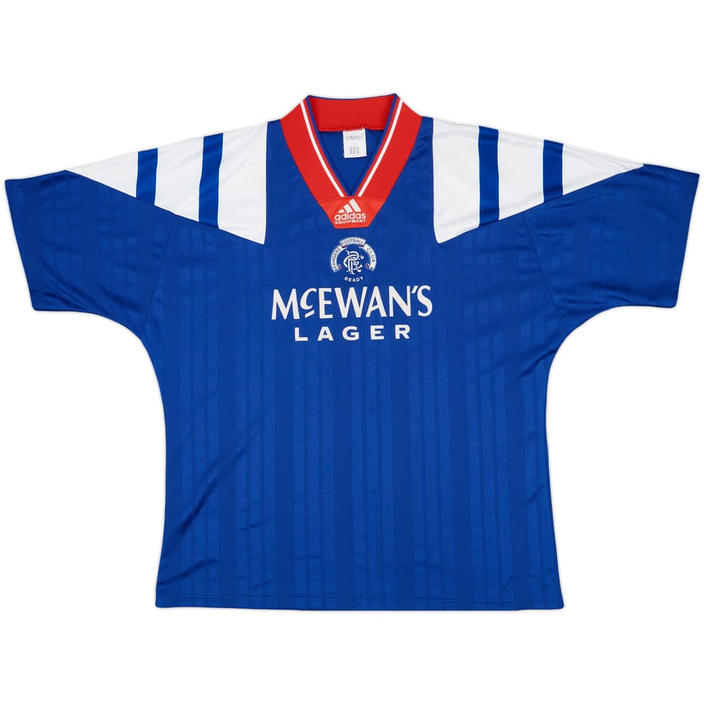 1992-94 Rangers Home Shirt - 5/10 - (L/XL)