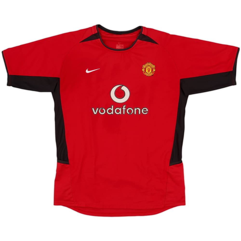 2002-04 Manchester United Home Shirt - 8/10 - (XL.Boys)