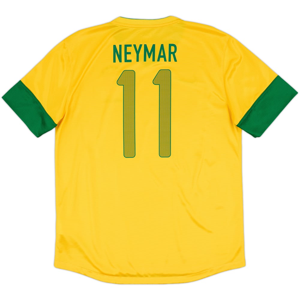 2012-13 Brazil Home Shirt Neymar #11 - 7/10 - (L)