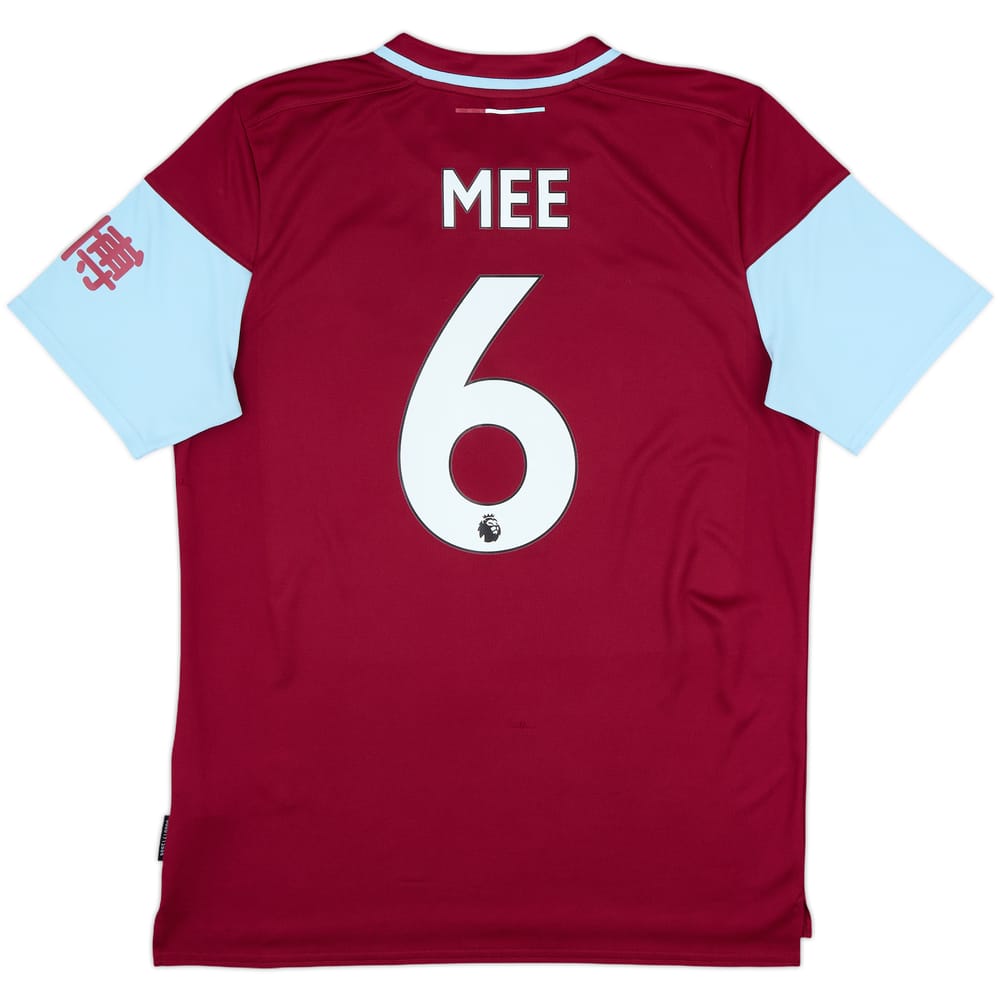 2020-21 Burnley Home Shirt Mee #6 - 8/10 - (L)