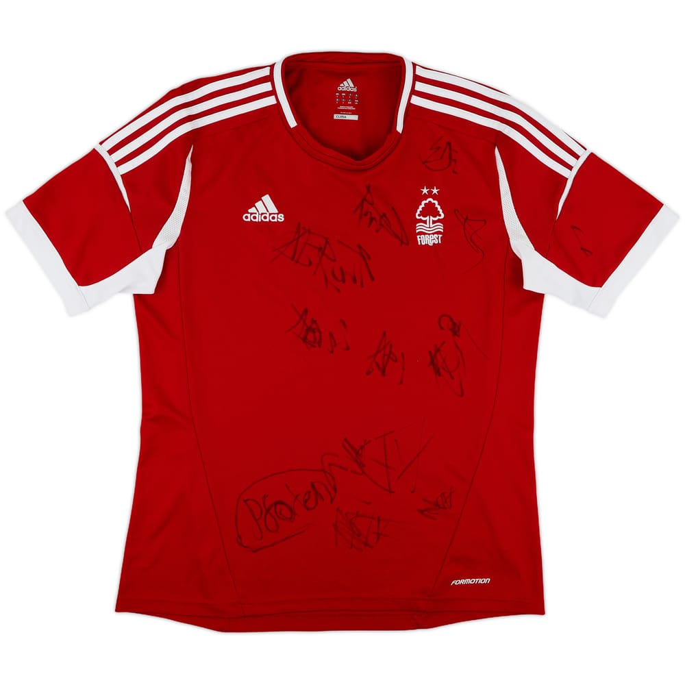 2013-14 Nottingham Forest Signed Home Shirt - 8/10 - (L)