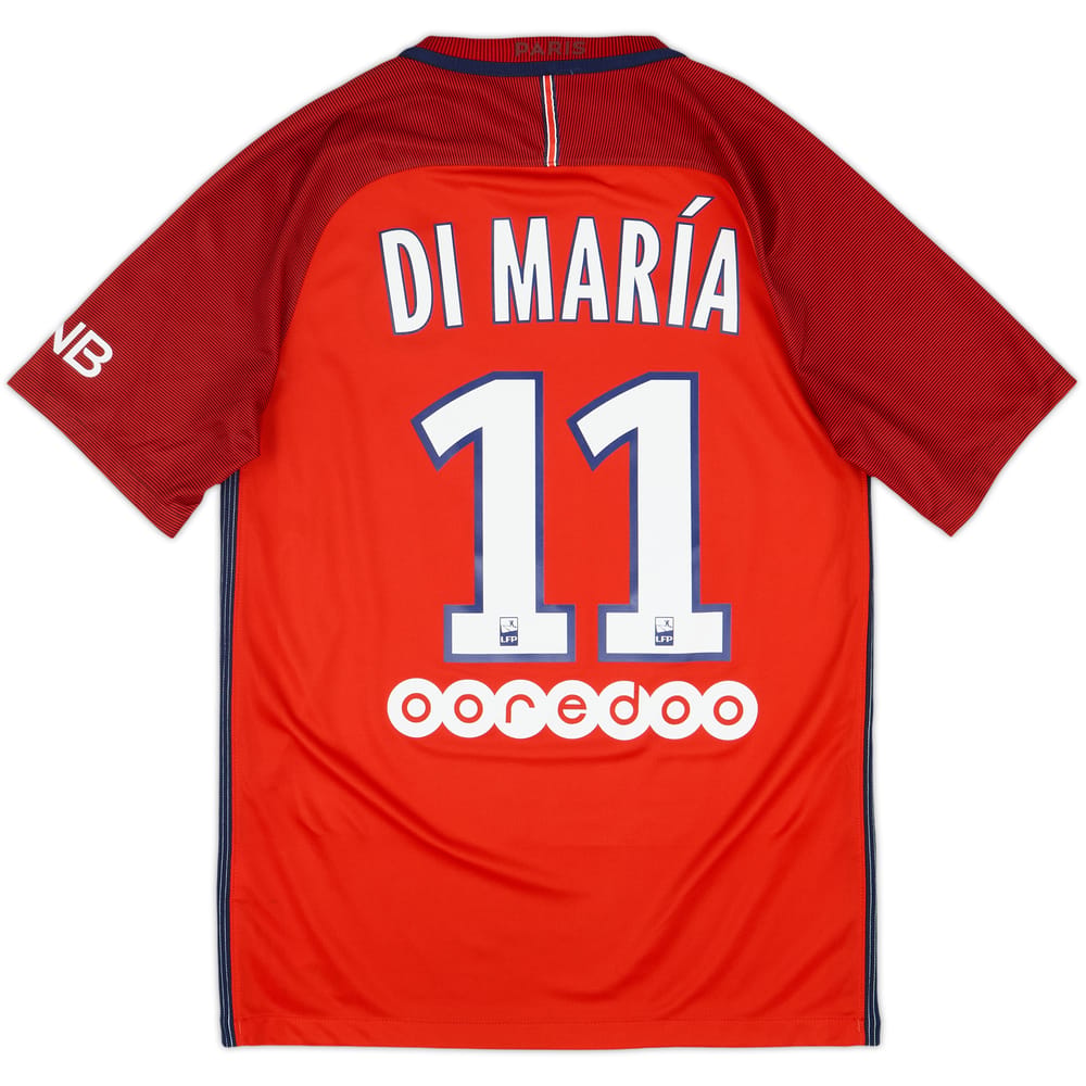 Camiseta de visitante del Paris Saint-Germain 2016-17 Di Maria #11 - 6/10 - (S)