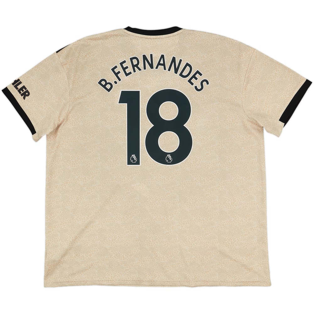 2019-20 Manchester United Away Shirt B.Fernandes #18 - 6/10 - (XXL)