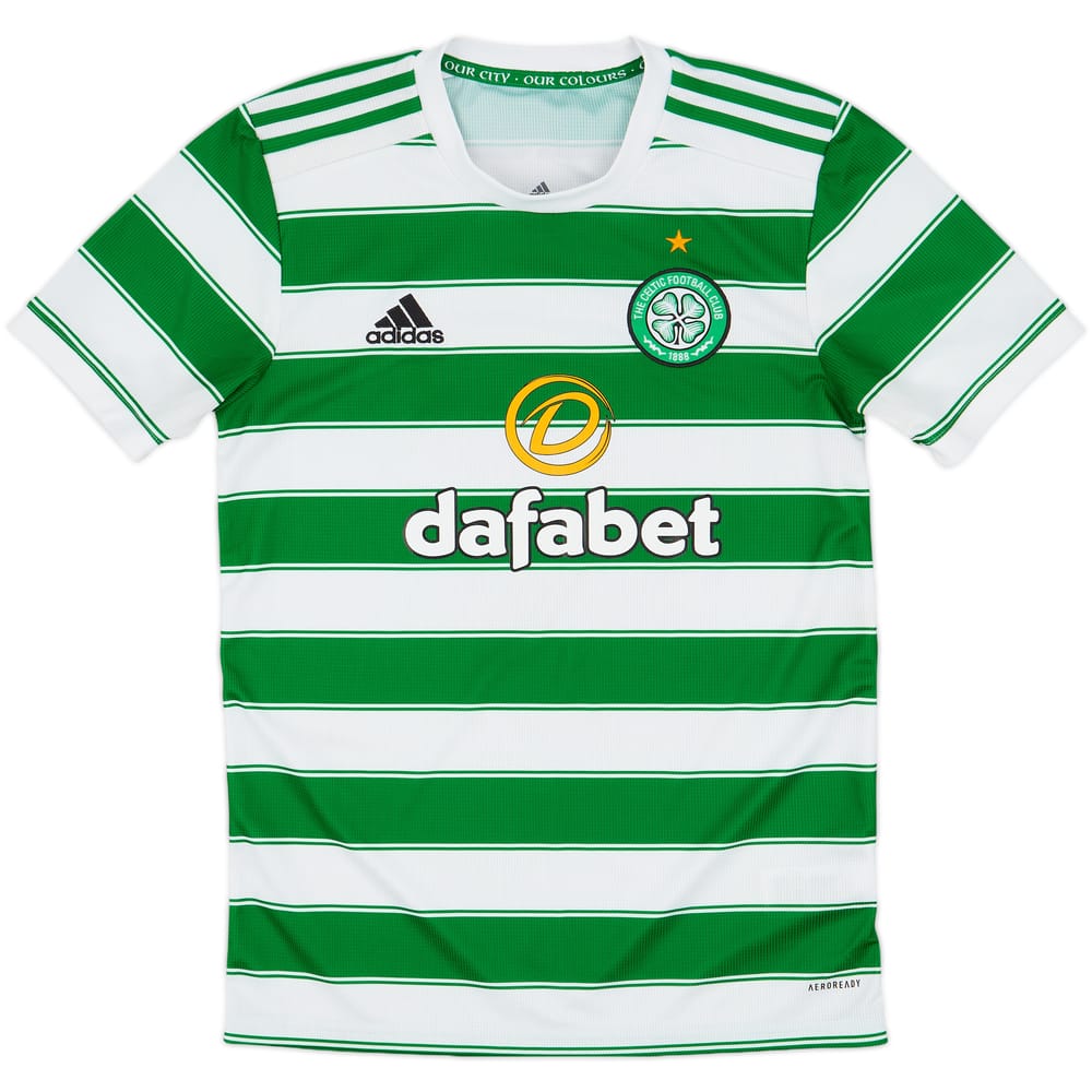 2021-22 Celtic Home Shirt - 9/10 - (S)
