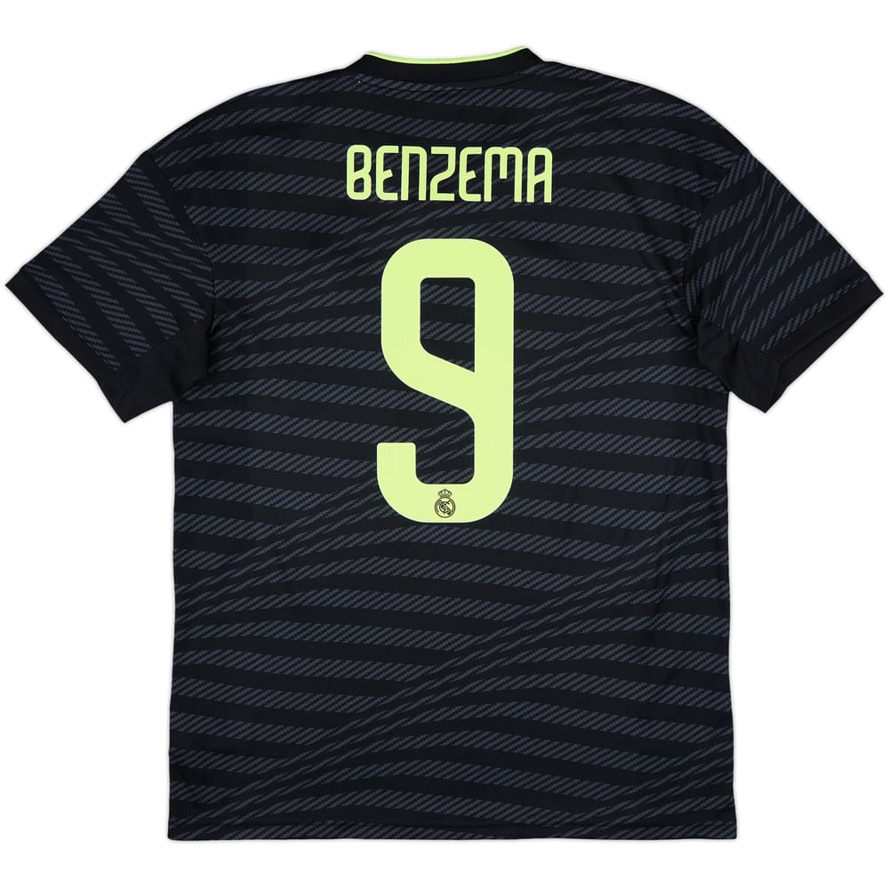 2022-23 Real Madrid Third Shirt Benzema #9 - 10/10 - (M)