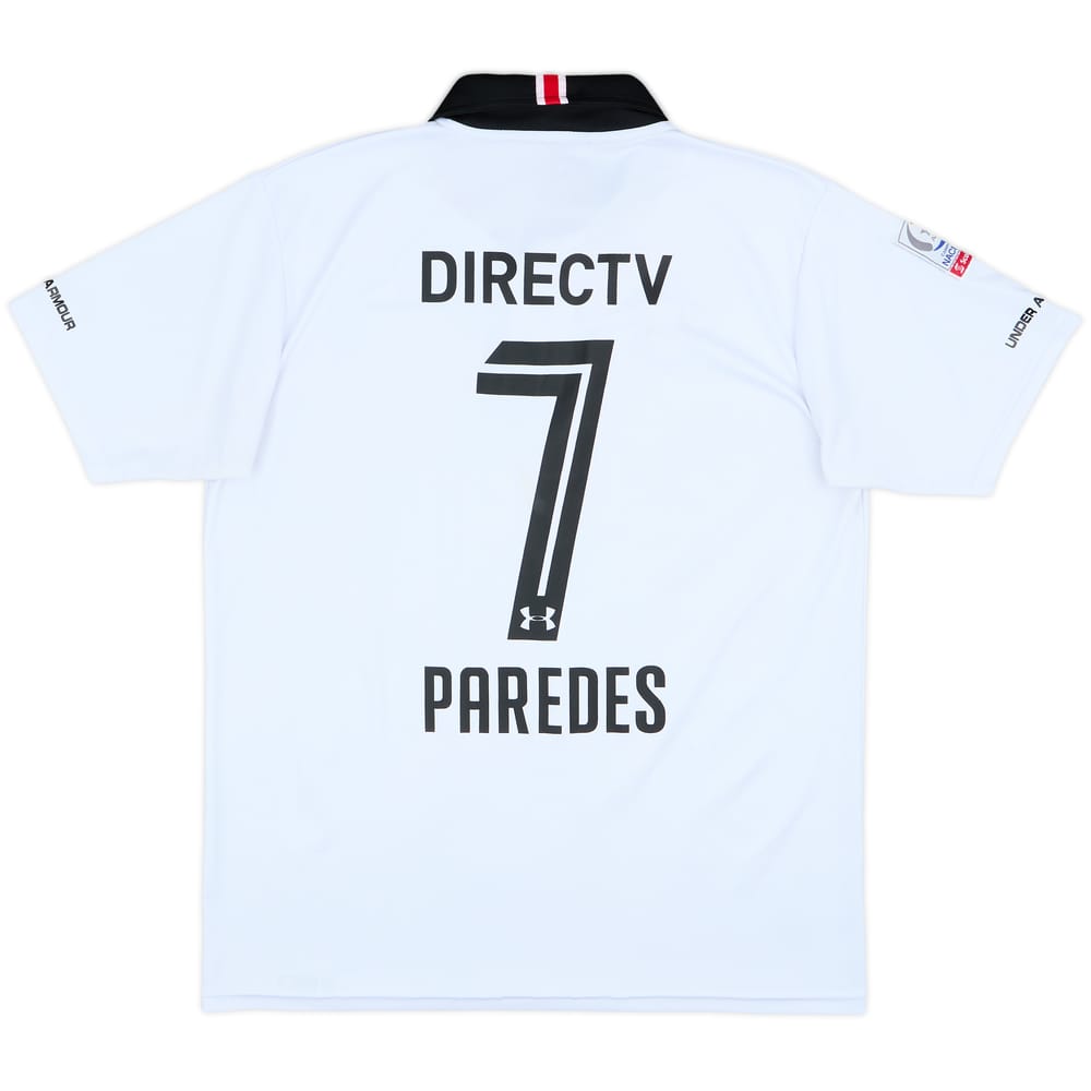 2017 Colo Colo Home Shirt Paredes #7 - 6/10 - (L)