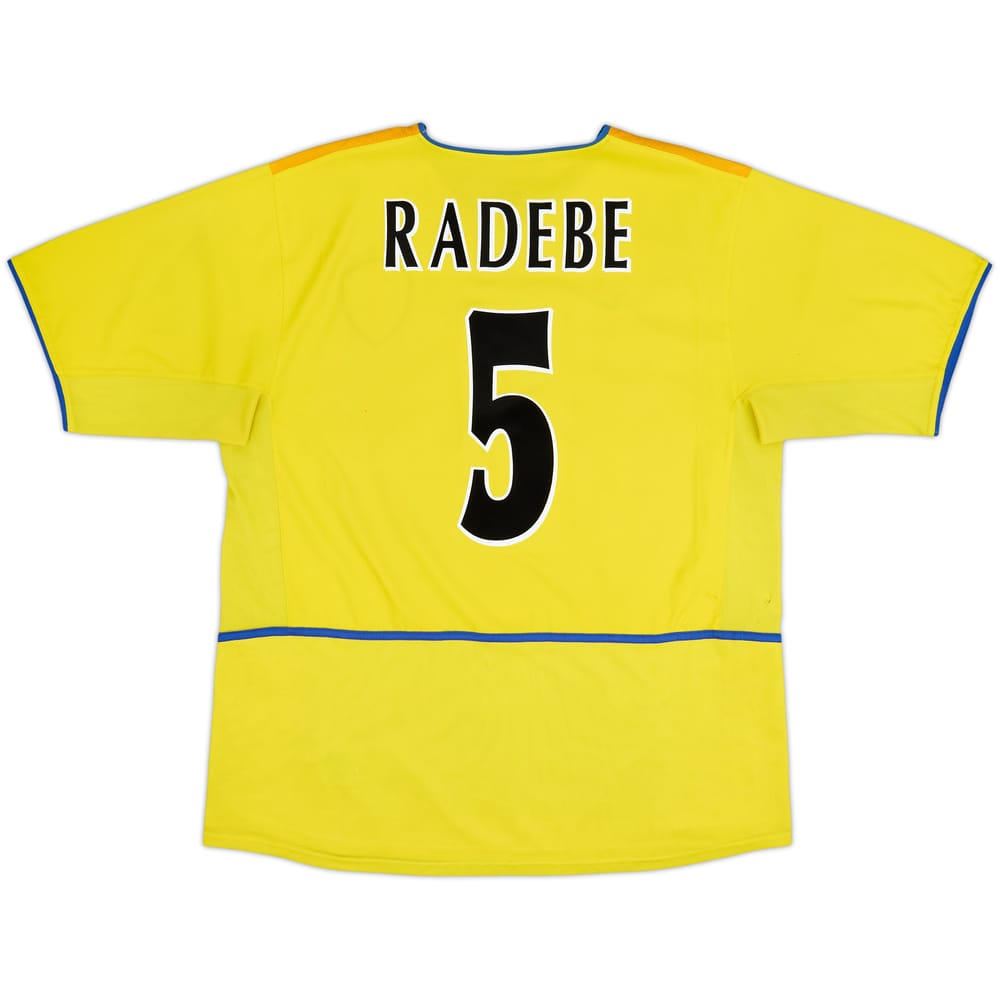 2002-03 Leeds United Away Shirt Radebe #5 - 5/10 - (XL)