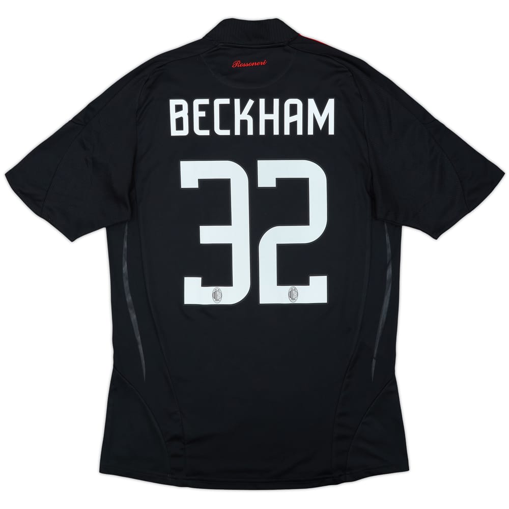 2008-09 AC Milan Third Shirt Beckham #32 - 6/10 - (M)