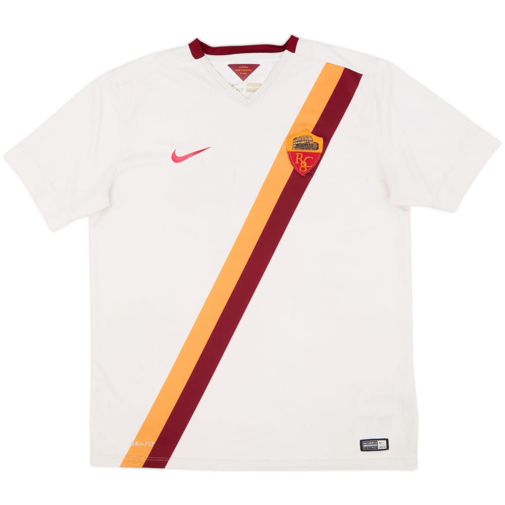 2014-15 Roma C8 Away Shirt #8 - 4/10 - (L)