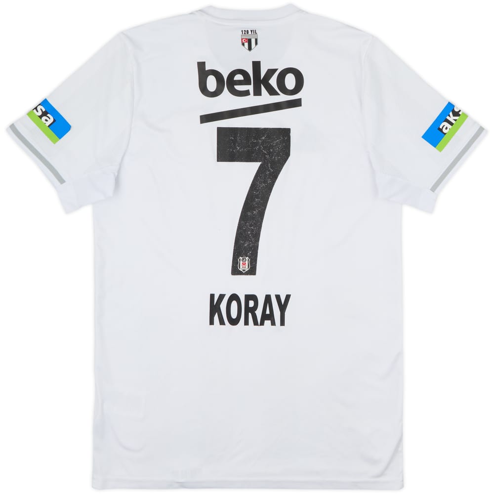 2022-23 Besiktas Home Shirt Koray #7 - 7/10 - (M)