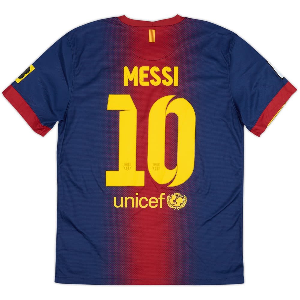 2012-13 Barcelona Home Shirt Messi #10 - 7/10 - (M)