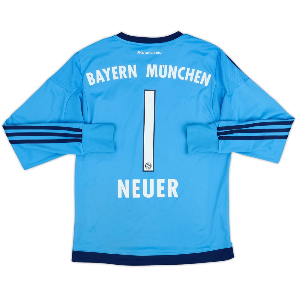 2015-16 Bayern Munich GK Shirt Neuer #1 - 7/10 - (13-14 Years)