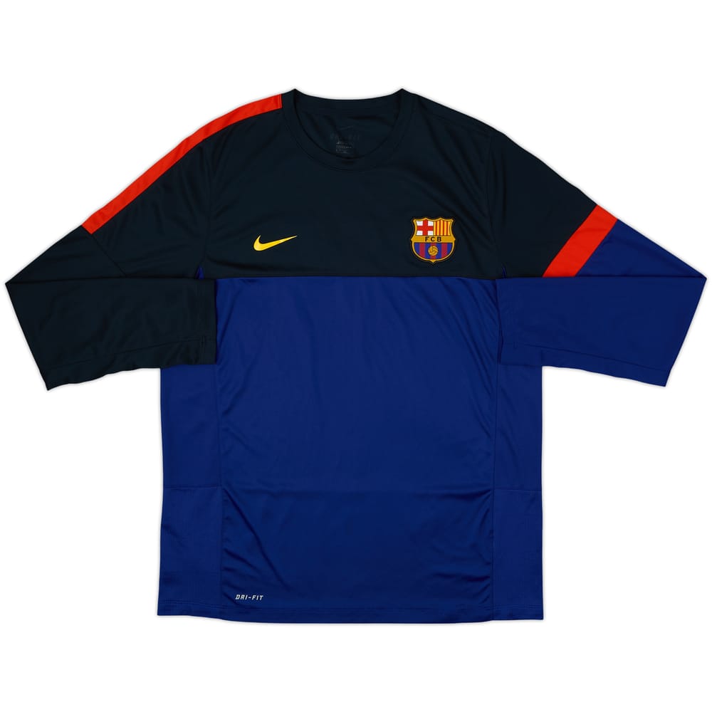 2012-13 Barcelona Nike Training L/S Shirt - 8/10 - (XL)