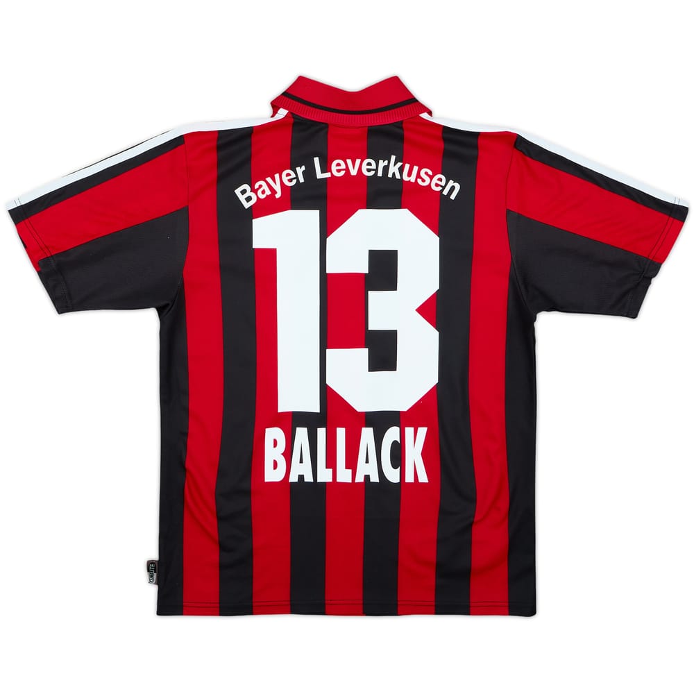 2001-02 Bayer Leverkusen Home Shirt Ballack #13 - 8/10 - (Y)