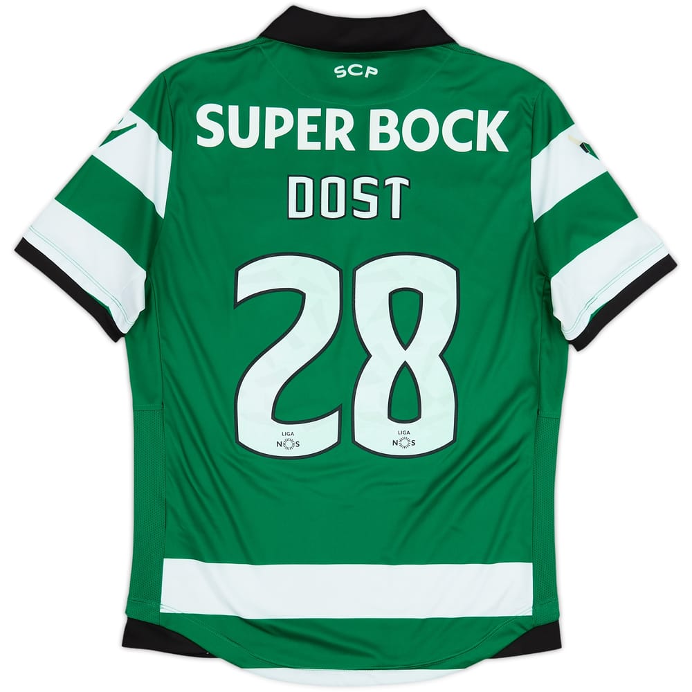 Camiseta de local del Sporting CP 2016-17 Dost #28 - 6/10 - (M)