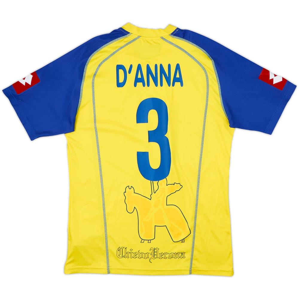2005-06 Chievo Verona Home Shirt D'Anna #3 - 6/10 - (L)