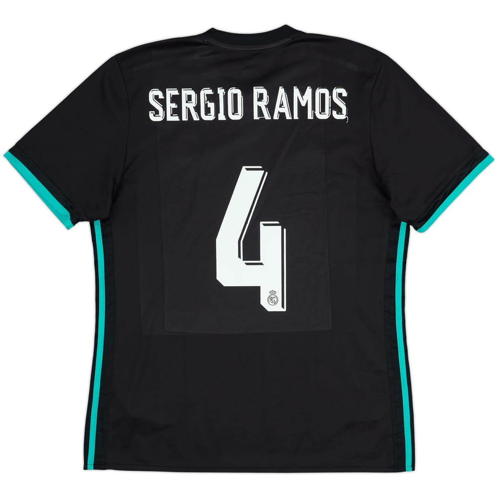 2017-18 Real Madrid Away Shirt Sergio Ramos #4 - 4/10 - (L)