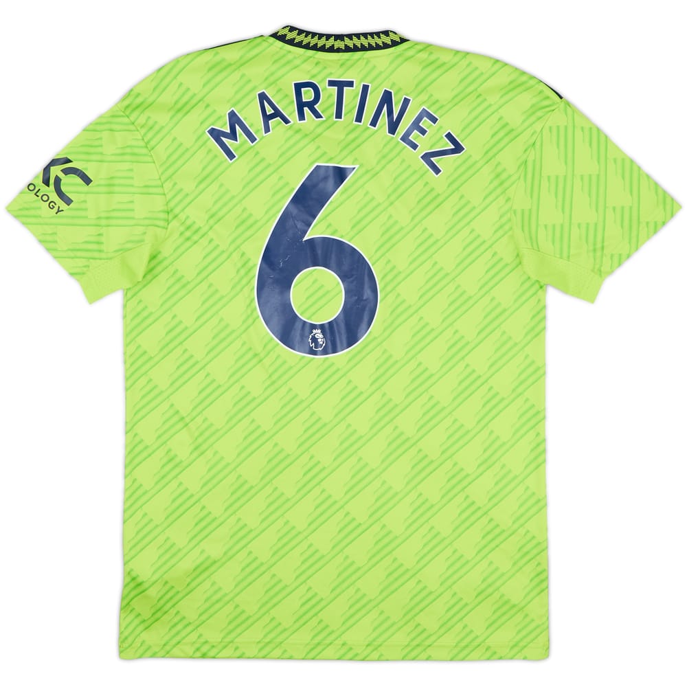 2022-23 Manchester United Third Shirt Martinez #6 - 6/10 - (M)