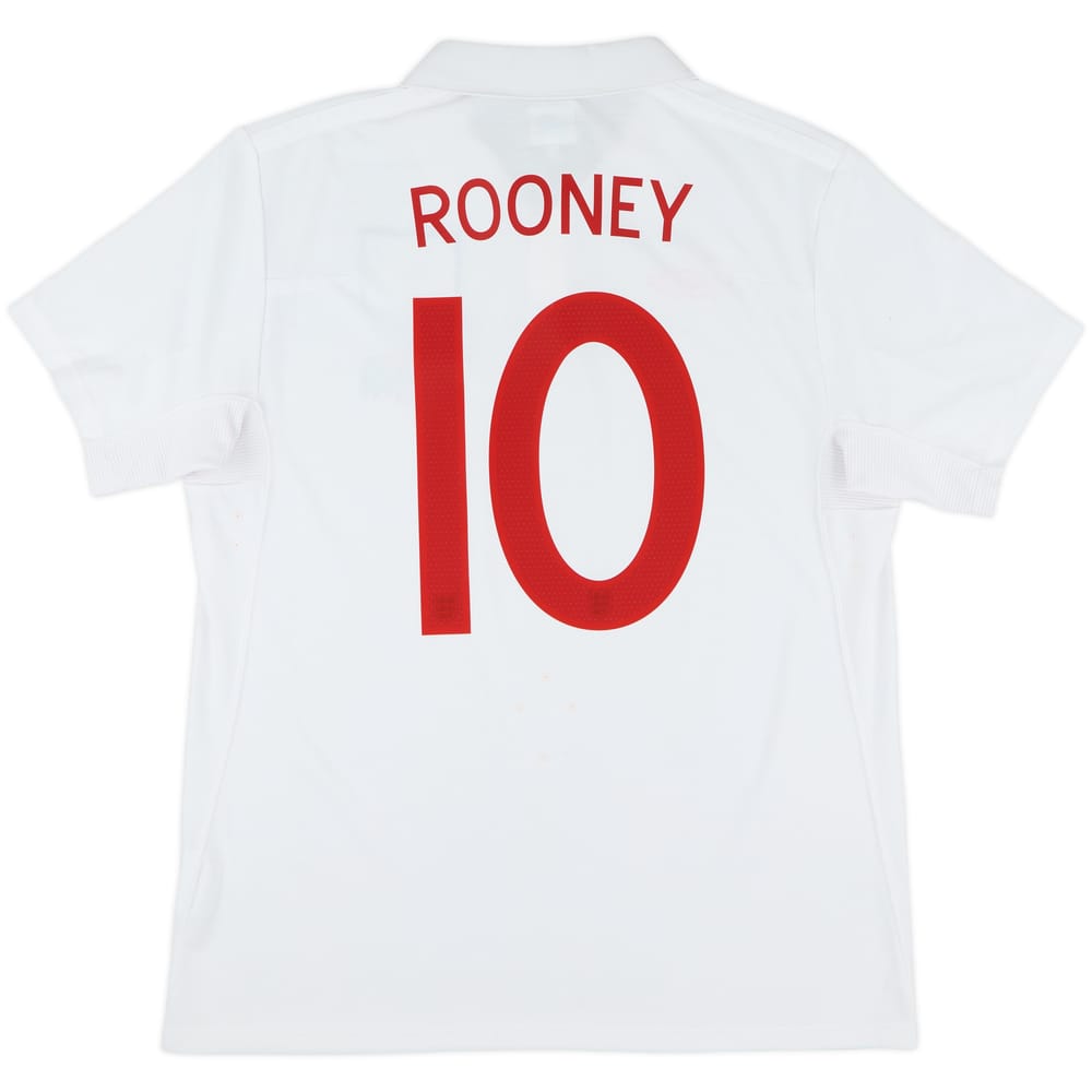 2009-10 England 'South Africa' Home Shirt Rooney #10 - 8/10 - (L)