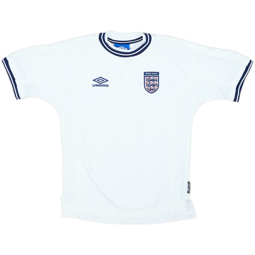 1999-01 England Home Shirt - 5/10 - (L.Boys)