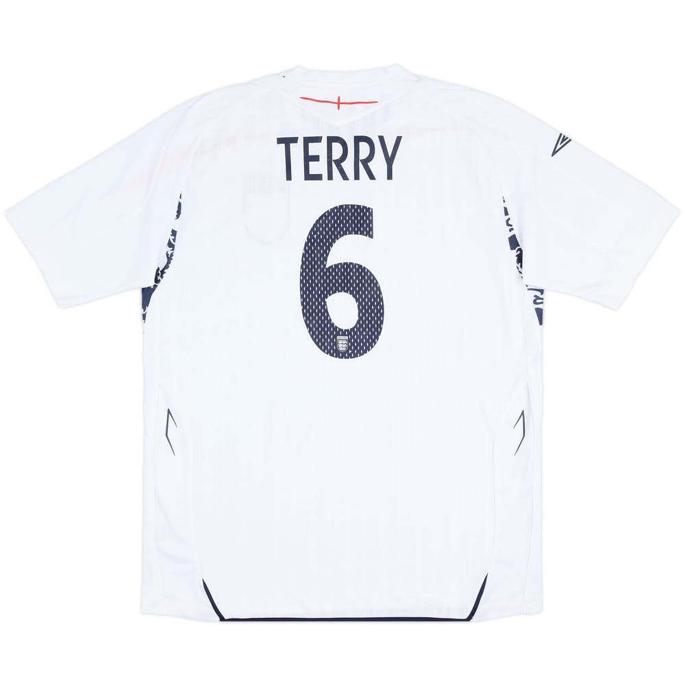 2007-09 England Home Shirt Terry #6 - 5/10 - (XL)