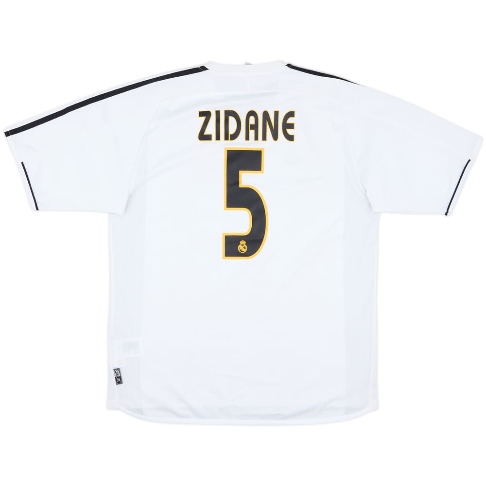 2003-04 Real Madrid Home Shirt Zidane #5 - 10/10 - (M)